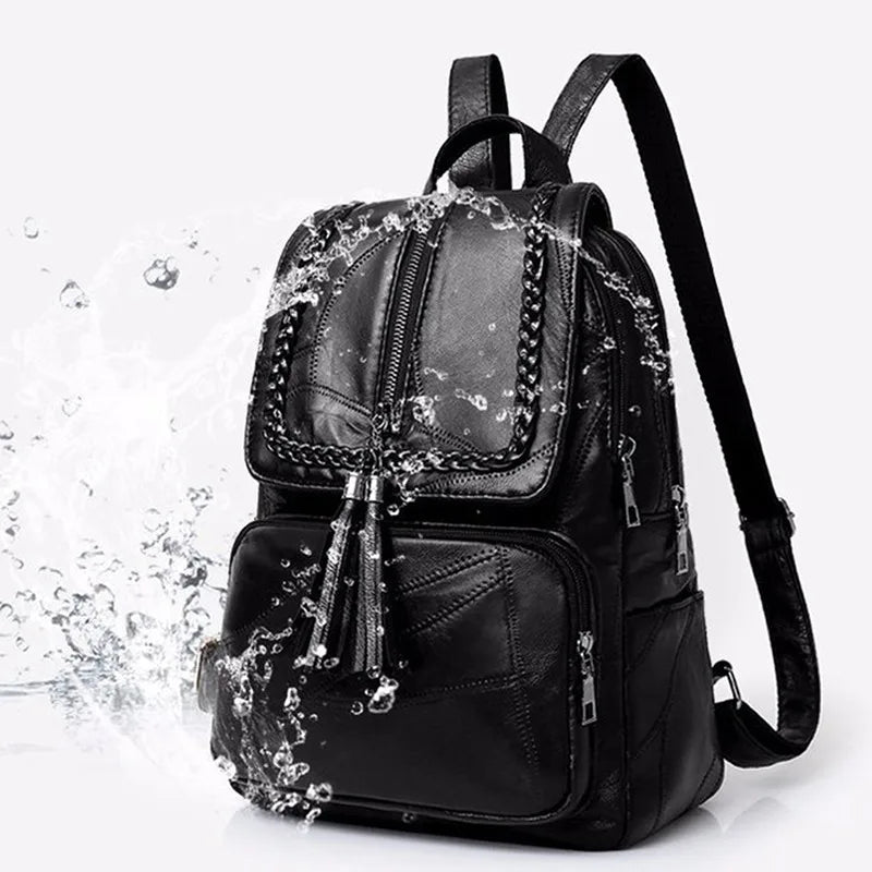 Waterproof Women Backpack School Bag Travel Shoulder Bag Multi-function Mochila