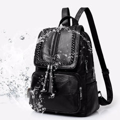 Waterproof Women Backpack School Bag Travel Shoulder Bag Multi-function Mochila