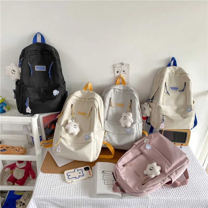 Teenage Girls Laptop Rucksack Student Shoulder School Bag