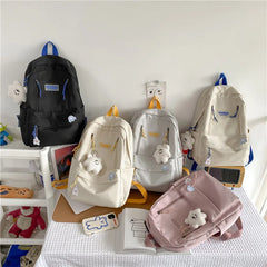 Teenage Girls Laptop Rucksack Student Shoulder School Bag
