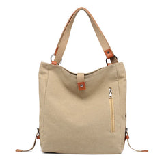 Vintage Canvas Tote Bag Large Capacity Handbag