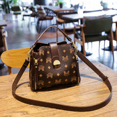 Vintage Plaid Crossbody Bag Top Handle Phone Shoulder Handbag