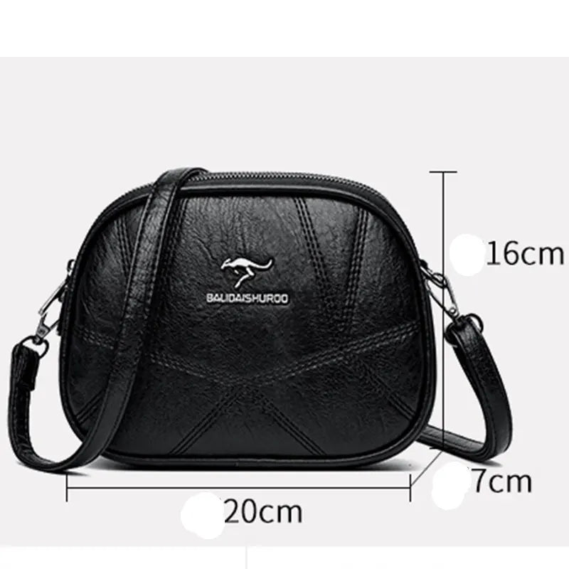 Women Shoulder Bags High PU Leather Messenger Handbag