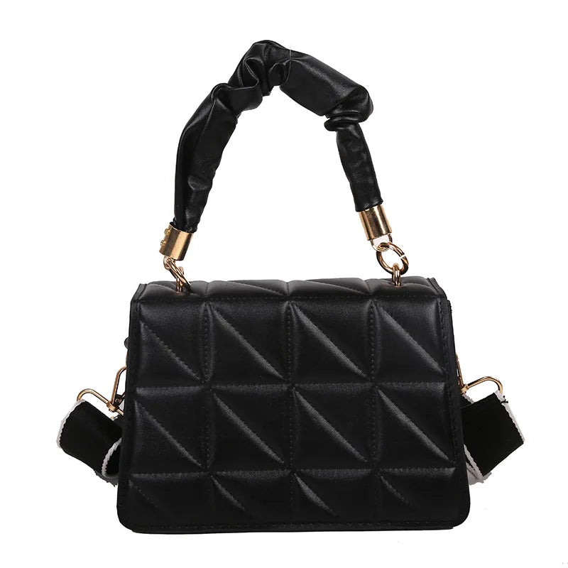 Women Bag Handbag Embossed Rhombus Small Square Shoulder Messenger Crossb