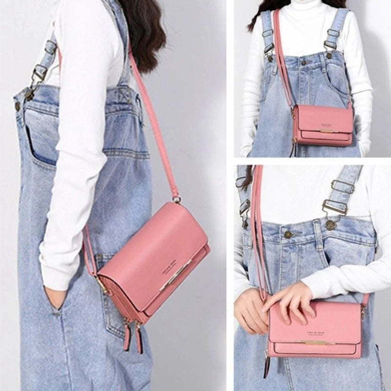 Women Shoulder Bag Lock Purse Small Square Bags 2022