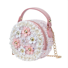 Girls Princess Flower Bag Baby Shoulder Crossbody Handbag