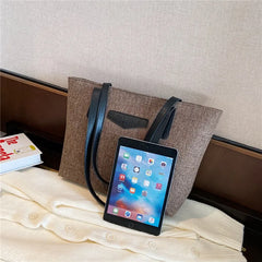 Women Bag Large Capacity Tote Bags Cotton Linen Handbag Casual Female Shopping