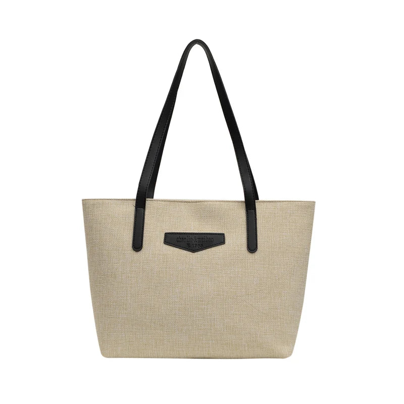 Women Bag Large Capacity Tote Bags Cotton Linen Handbag Casual Female Shopping