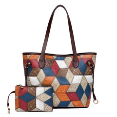 Vintage Shoulder Bag for Women Large Capacity Daily Tote