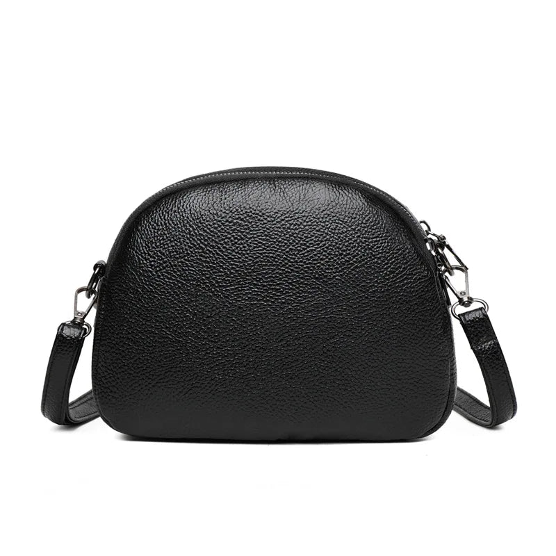 Women Bag PU Small Round Shoulder Messenger Crossbody Bag Soft PUMother Bag