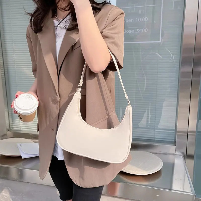 Nylon Shoulder Purse Small Handbags Summer Hobos Clutch Women Bag