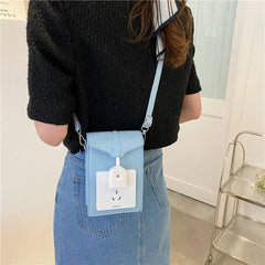 Women Shoulder Bag PU Bucket Casual Hasp Purse