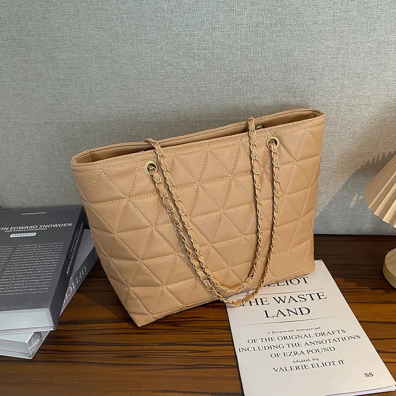 Large-capacity PU Leather Women's Shoulder Bag