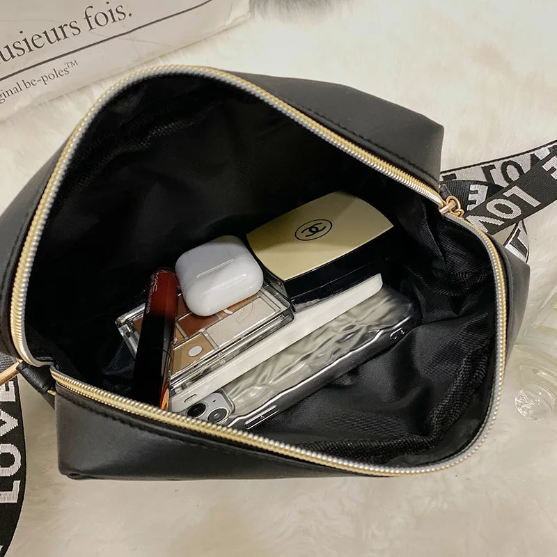 Women Bag Pu Square Female Embossed Shoulder Square Bag Crossbody Purse Bags