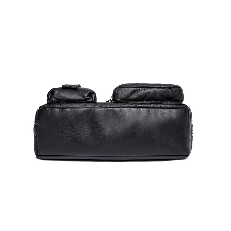 Women Shoulder Bag Soft PU Leather Crossbody Bag Retro Messenger