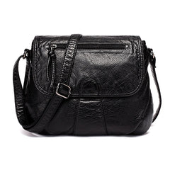 Women's Soft Leather Crossbody Bag - Stylish and Practical