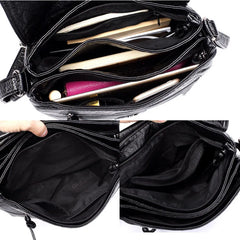 Women's Soft Leather Crossbody Bag - Stylish and Practical