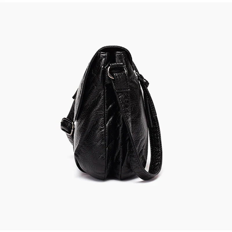 Women's Soft Leather Crossbody Bag - Stylish and Practical