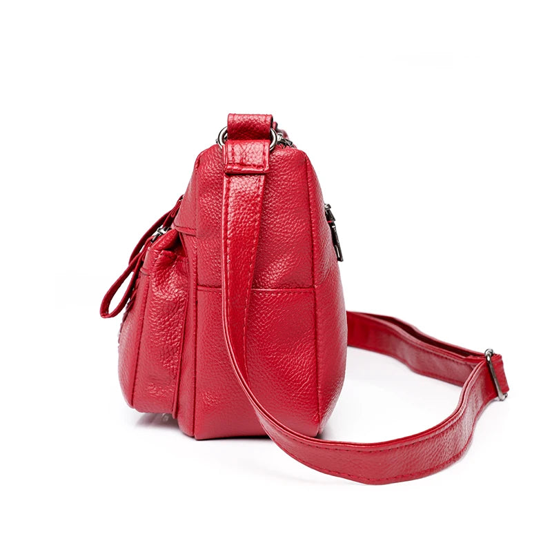 Vintage Women's Shoulder Bag PU Leather Crossbody Messenger Hobo Handbag
