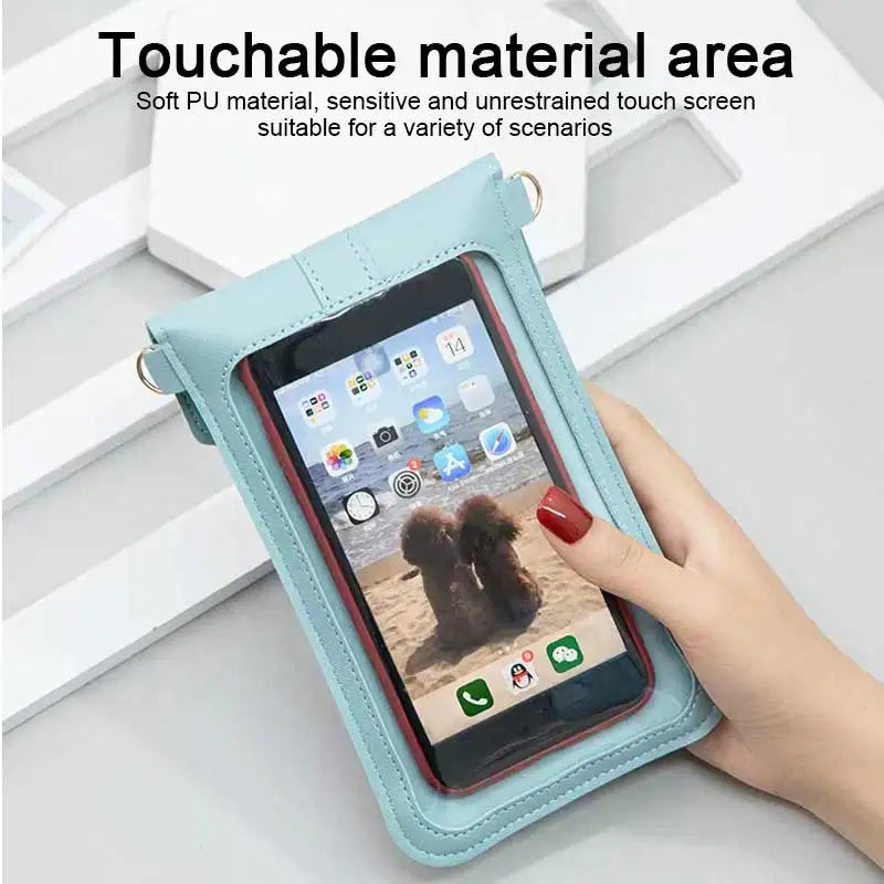 Touch Screen Cell Phone Purse Waterproof Handbag