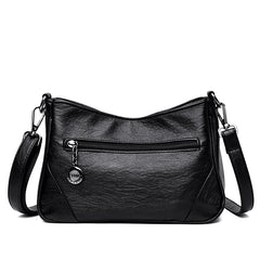 Women Messenger Bag Shoulder Cossbody Solid Bag Retro High Female Bag