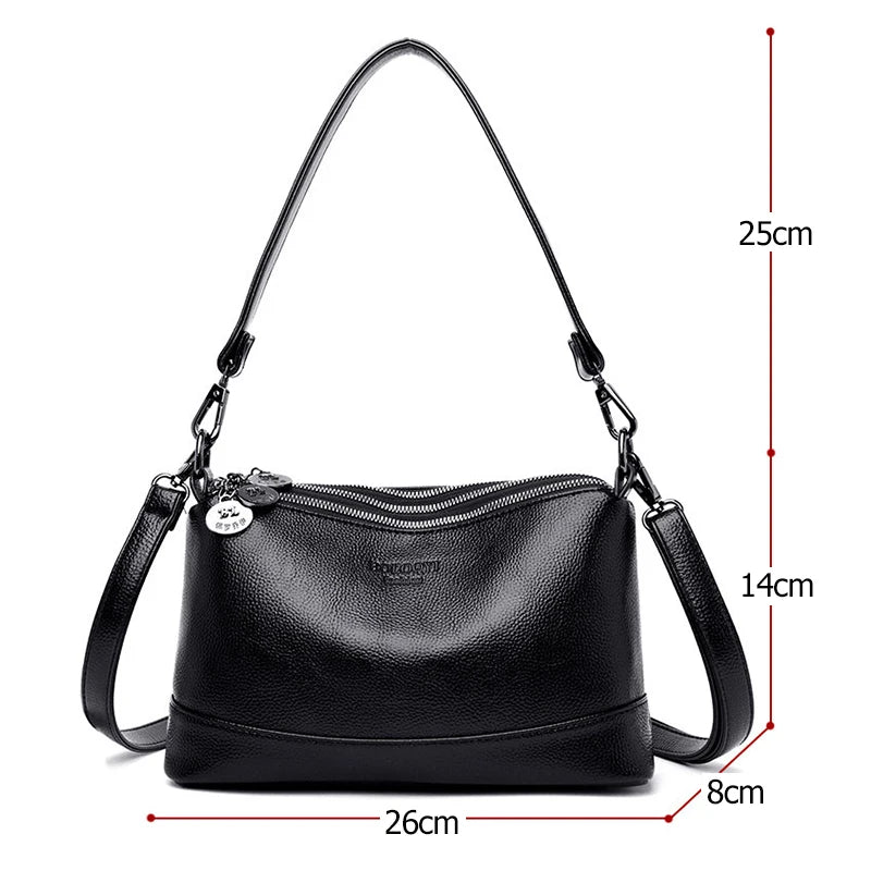 Women Tote Bag High Leather Crossbody Hand Shoulder Handbag