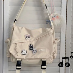 Large Capacity Shoulder Bag Harajuku Postman Messenger Crossbody