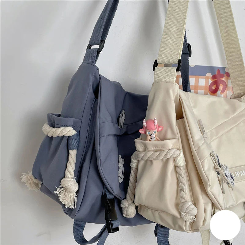 Large Capacity Shoulder Bag Harajuku Postman Messenger Crossbody