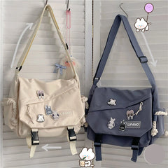 Large Capacity Shoulder Bag Harajuku Postman Messenger Crossbody