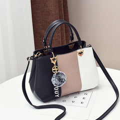 Rivet Bag PU Leather Handbag Women Messenger Shoulder Bag