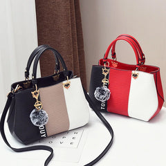 Rivet Bag PU Leather Handbag Women Messenger Shoulder Bag