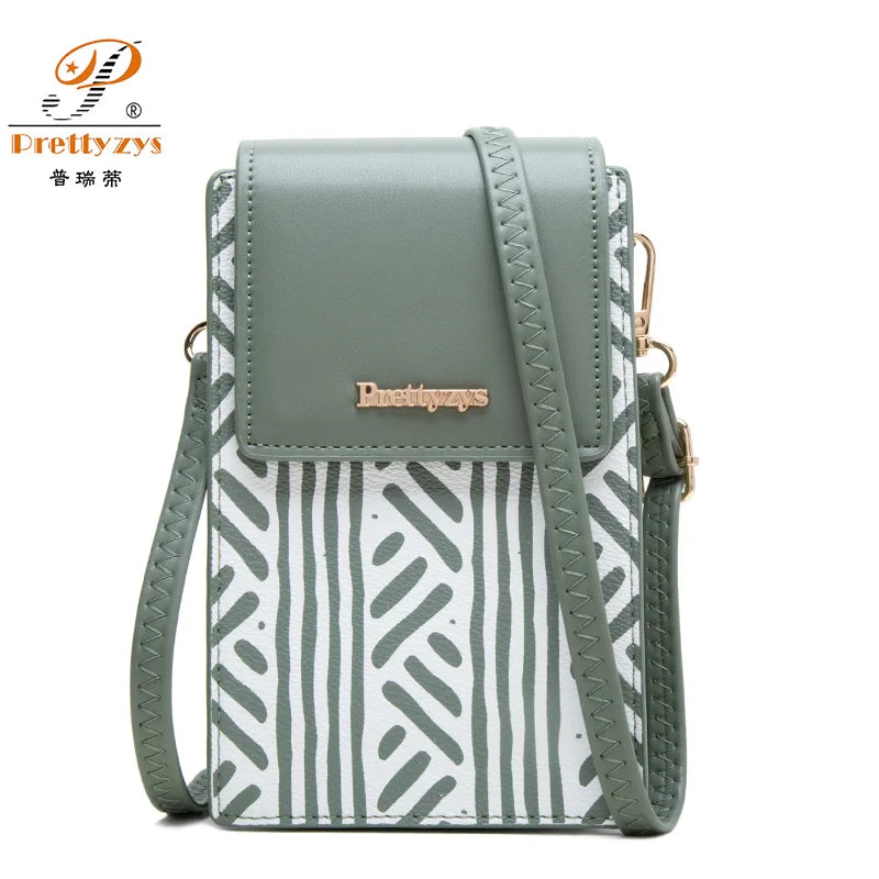 Women Soft Leather Wallets Phone Purse Crossbody Handbag