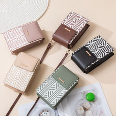 Women Soft Leather Wallets Phone Purse Crossbody Handbag