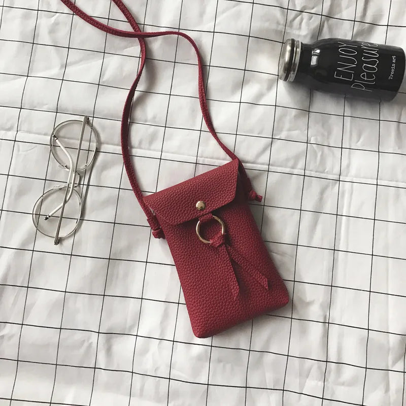 Women Leather Crossbody Shoulder Bag Small Handbag
