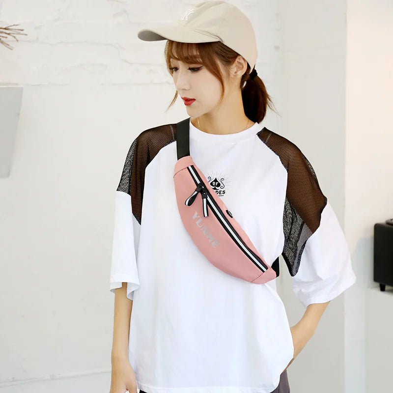 Women Belt Bags Female Fanny Pack Waist Bag Sling Crossboy Daypack