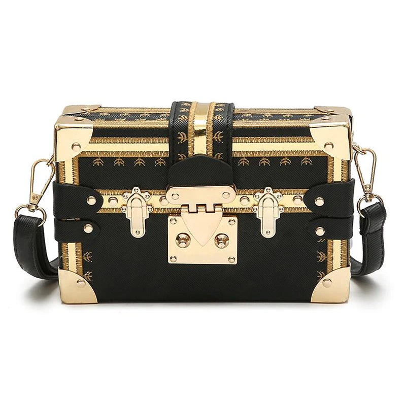Women Box Bag Small Square Chain Shoulder Crossbody Bags