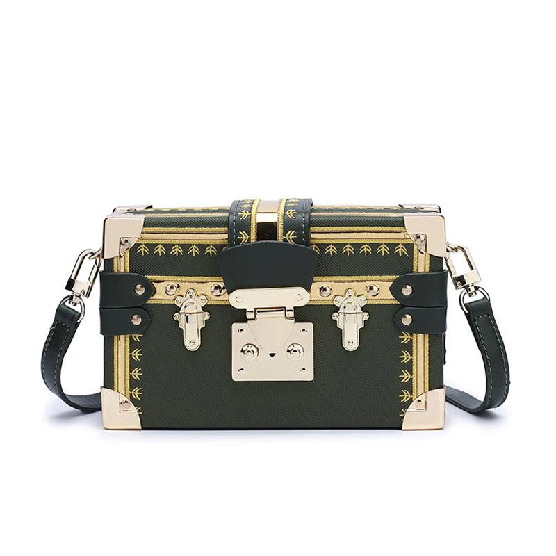 Women Box Bag Small Square Chain Shoulder Crossbody Bags