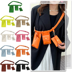 Women Leather Fanny Pack Belt Bag High Capacity Waterproof Waist Bags