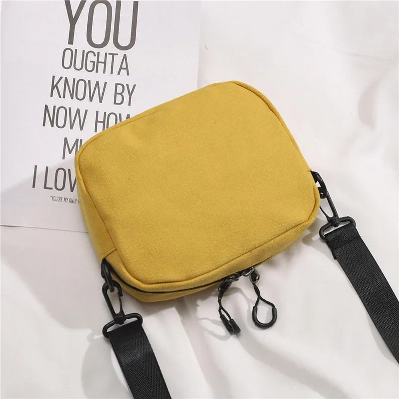 Canvas Crossbody Bag for Women Envelope Phone Wallet
