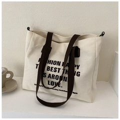 Large Capacity Women Canvas Shoulder Bag