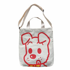 Women Canvas Crossbody Bag Cartoon Shoulder Canvas Bag For Girl
