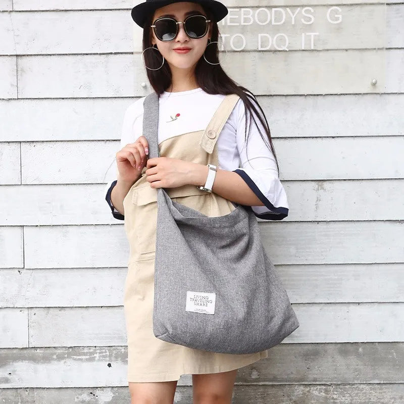 Canvas Hobo Handbags Top Handle Tote Bag Crossbody Shoulder Work Bag