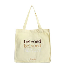 Women Canvas Shoulder Bag Embroidered Daily Shopping Bags