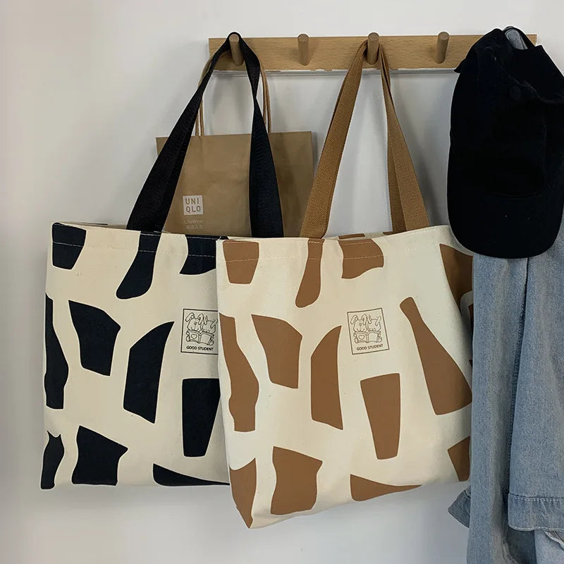 Women Canvas Shoulder Bag Ladies Casual Handbag Tote Bag Eco Friendly
