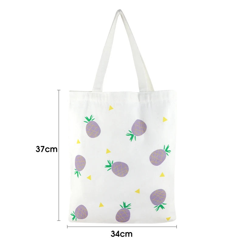 Women Canvas Shoulder Bag Casual Handbag Tote Large Capacity Shopping Bag