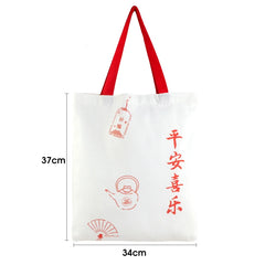 Women Canvas Shoulder Bag Casual Handbag Tote Large Capacity Shopping Bag