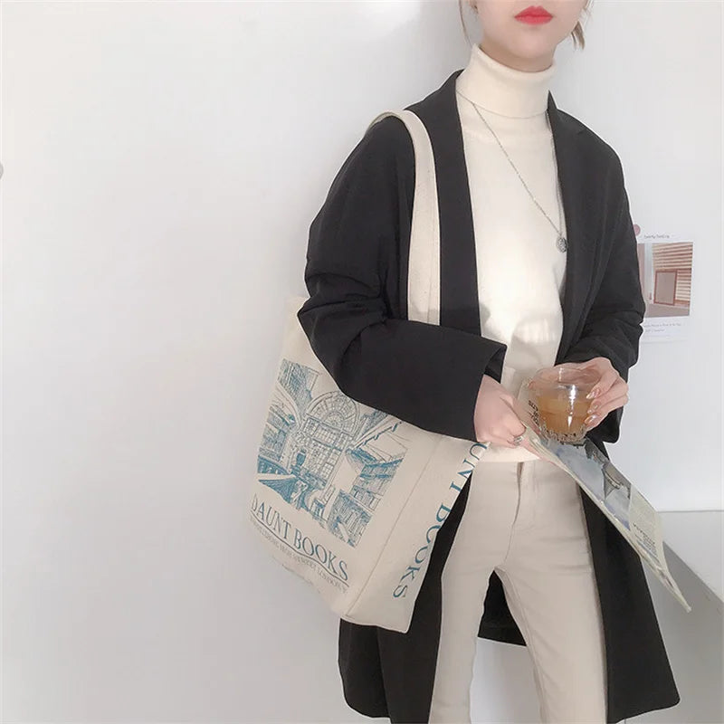 London Daunt Books Canvas Shoulder Bag