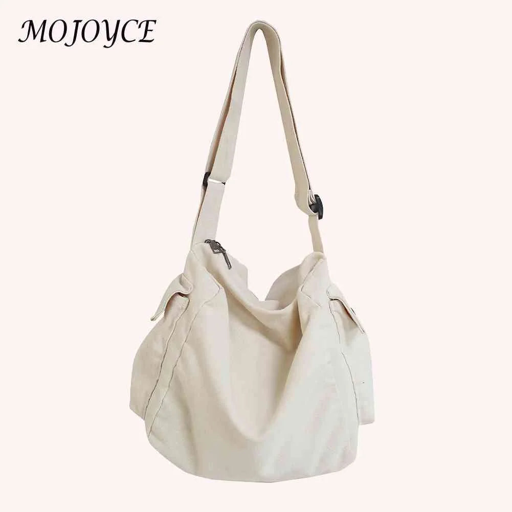 Canvas Shoulder Messenger Bag Top-Handle Handbag Tote Satchel