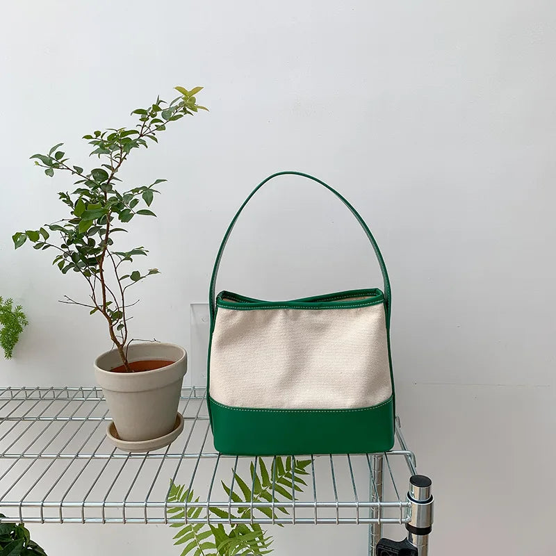 Women Canvas Tote Bag Large Shopper Shoulder Bag Summer Beach Handbag
