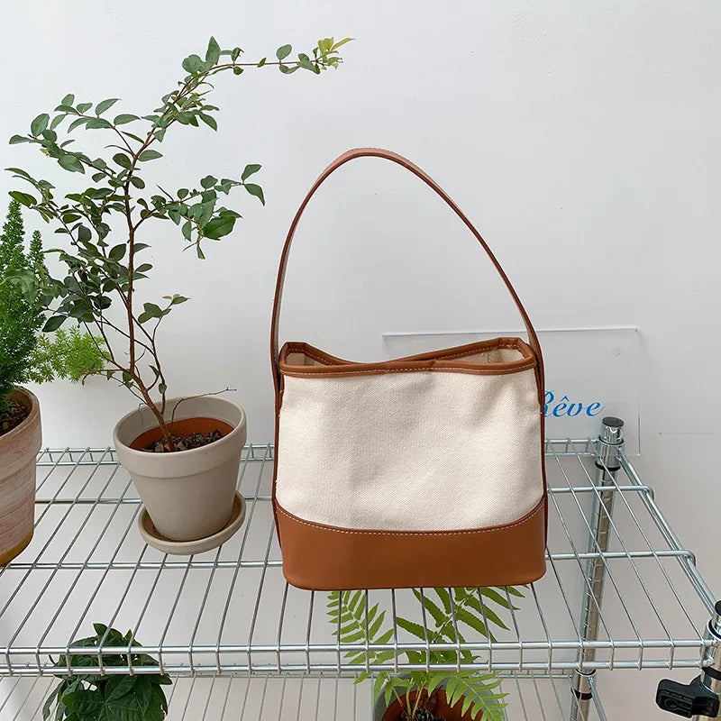 Women Canvas Tote Bag Large Shopper Shoulder Bag Summer Beach Handbag